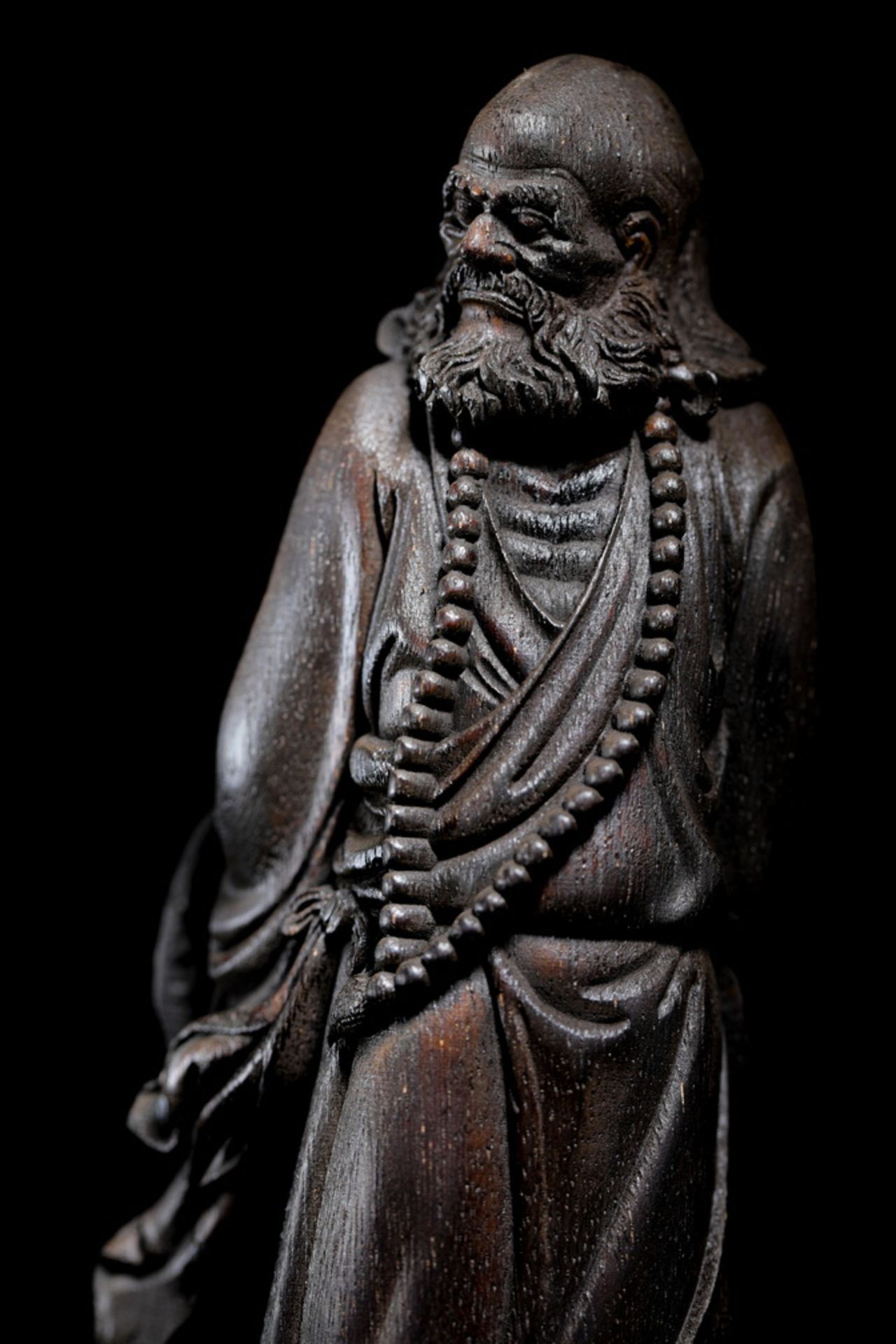 The wooden Dharma from the Qing  dynasty - Bild 5 aus 5