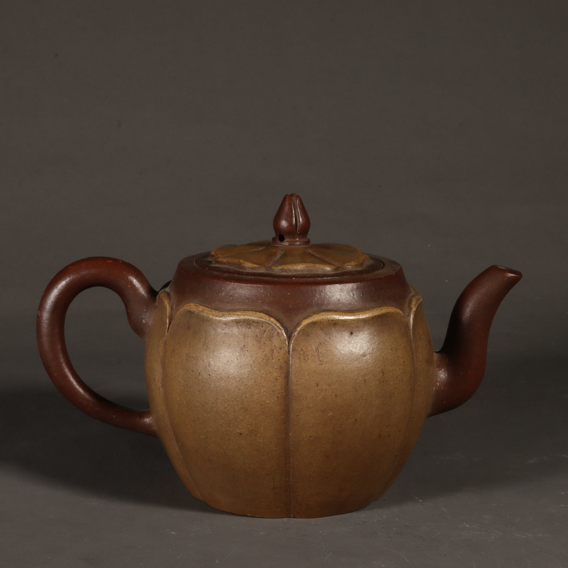 Purple clay pot from the Qing Dynasty - Image 6 of 9