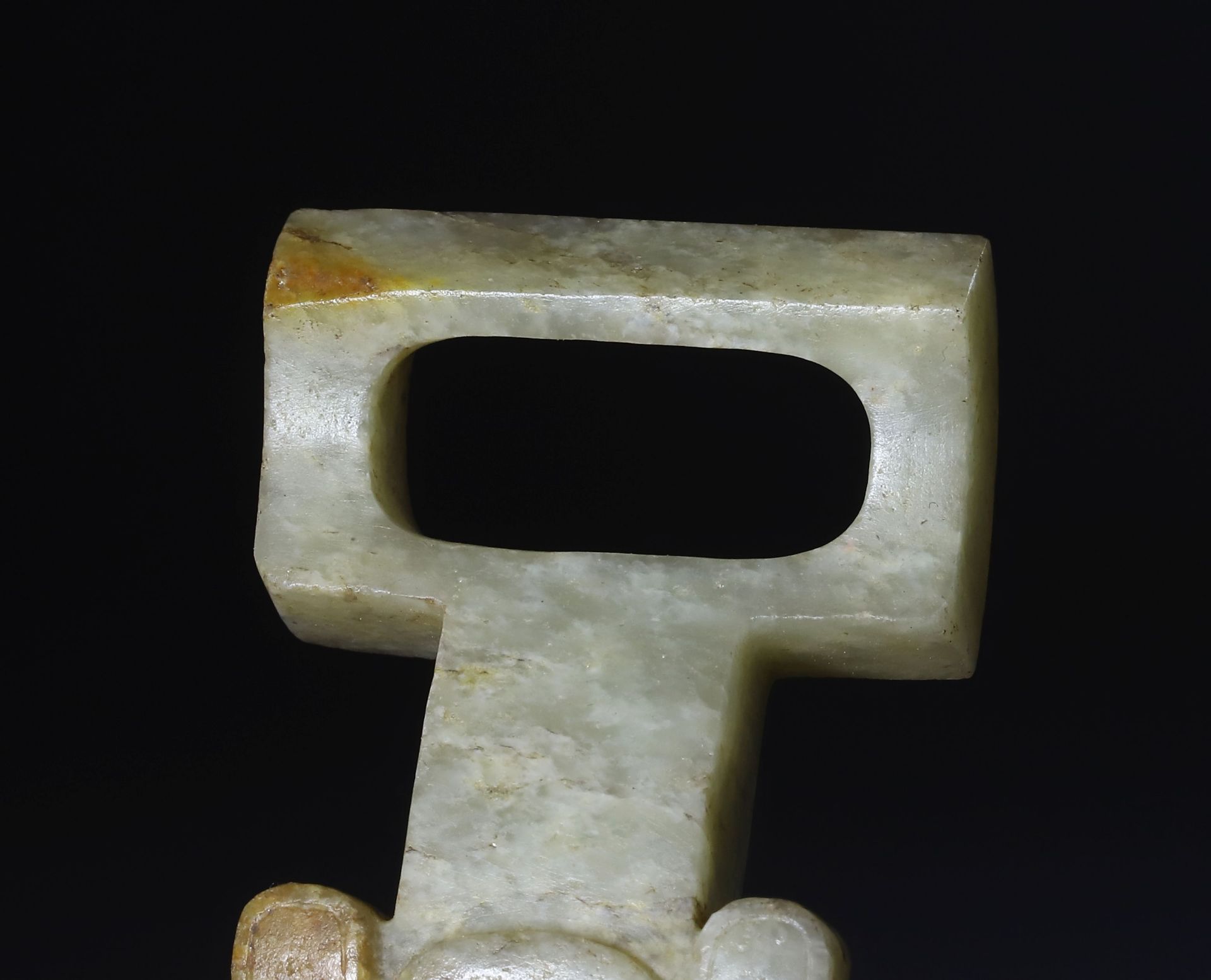 Jade belt hook from the Han  dynasty - Bild 3 aus 4