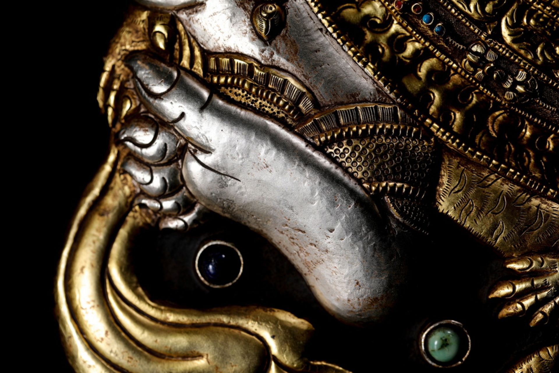 Manjusri Bodhisattva from the Qing  dynasty - Image 5 of 7