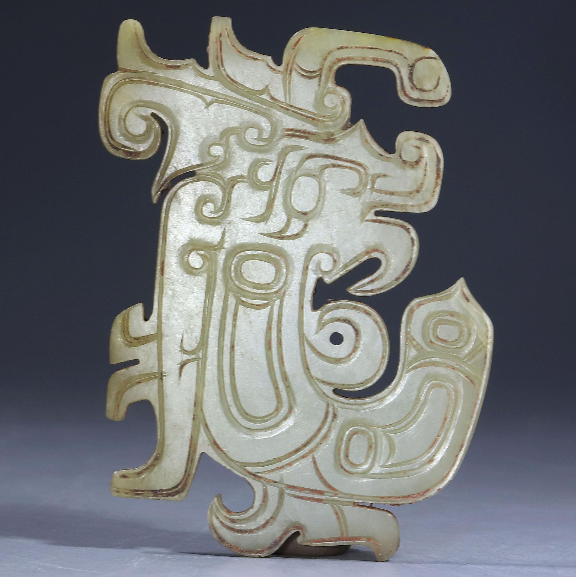  Jade Dragon from  western zhou Period