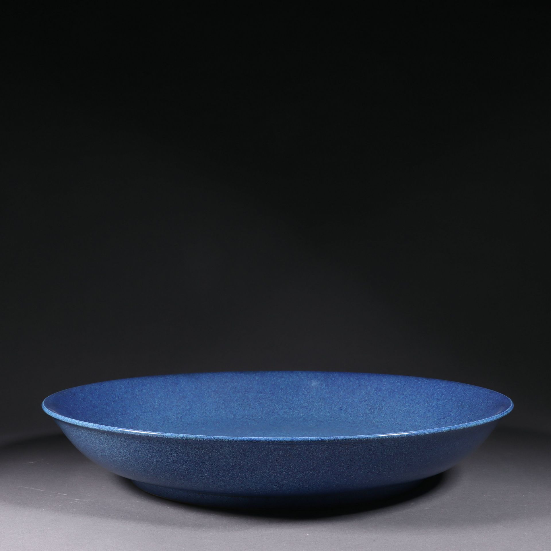 Blue glazed dish from the Qing Dynasty - Bild 7 aus 9