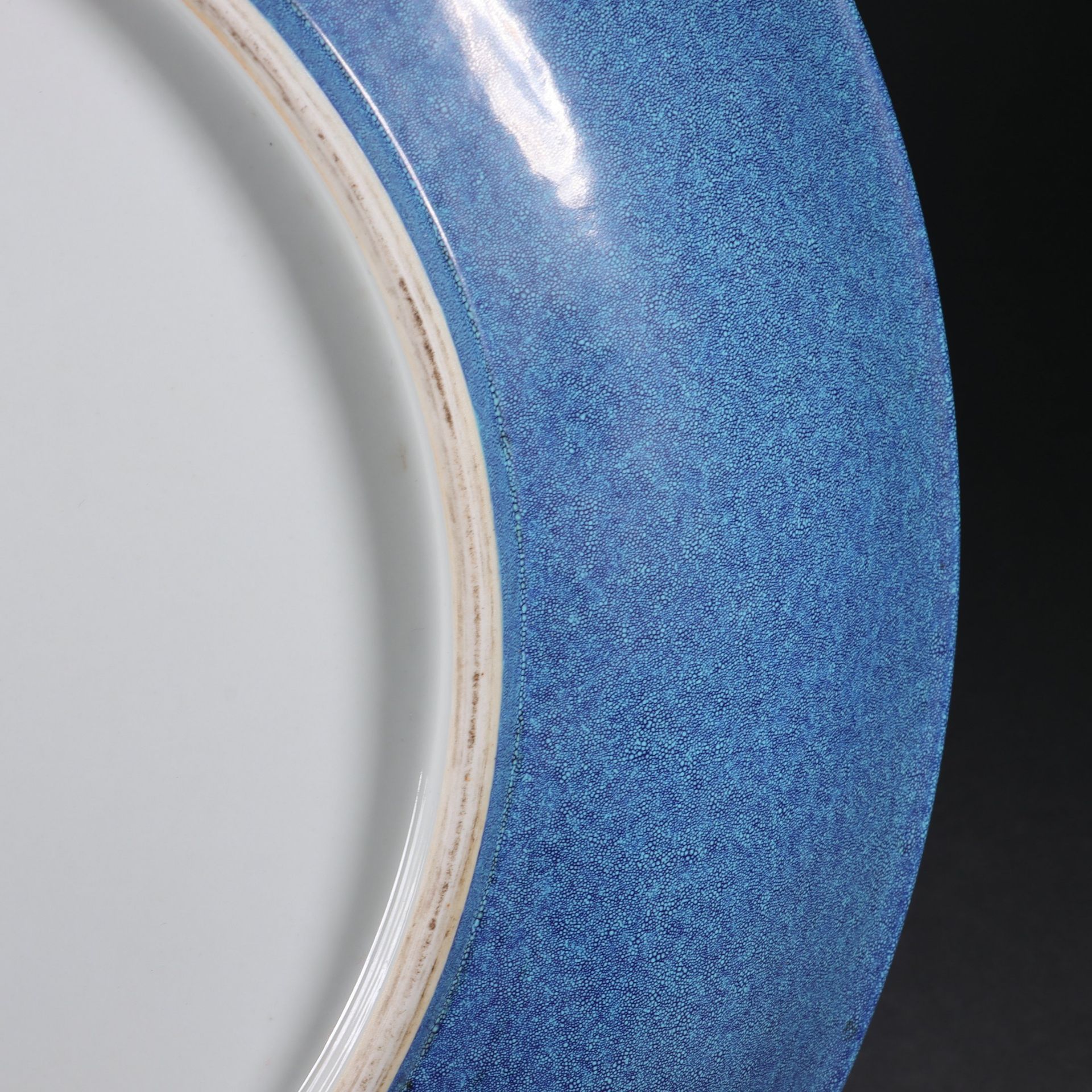 Blue glazed dish from the Qing Dynasty - Bild 9 aus 9
