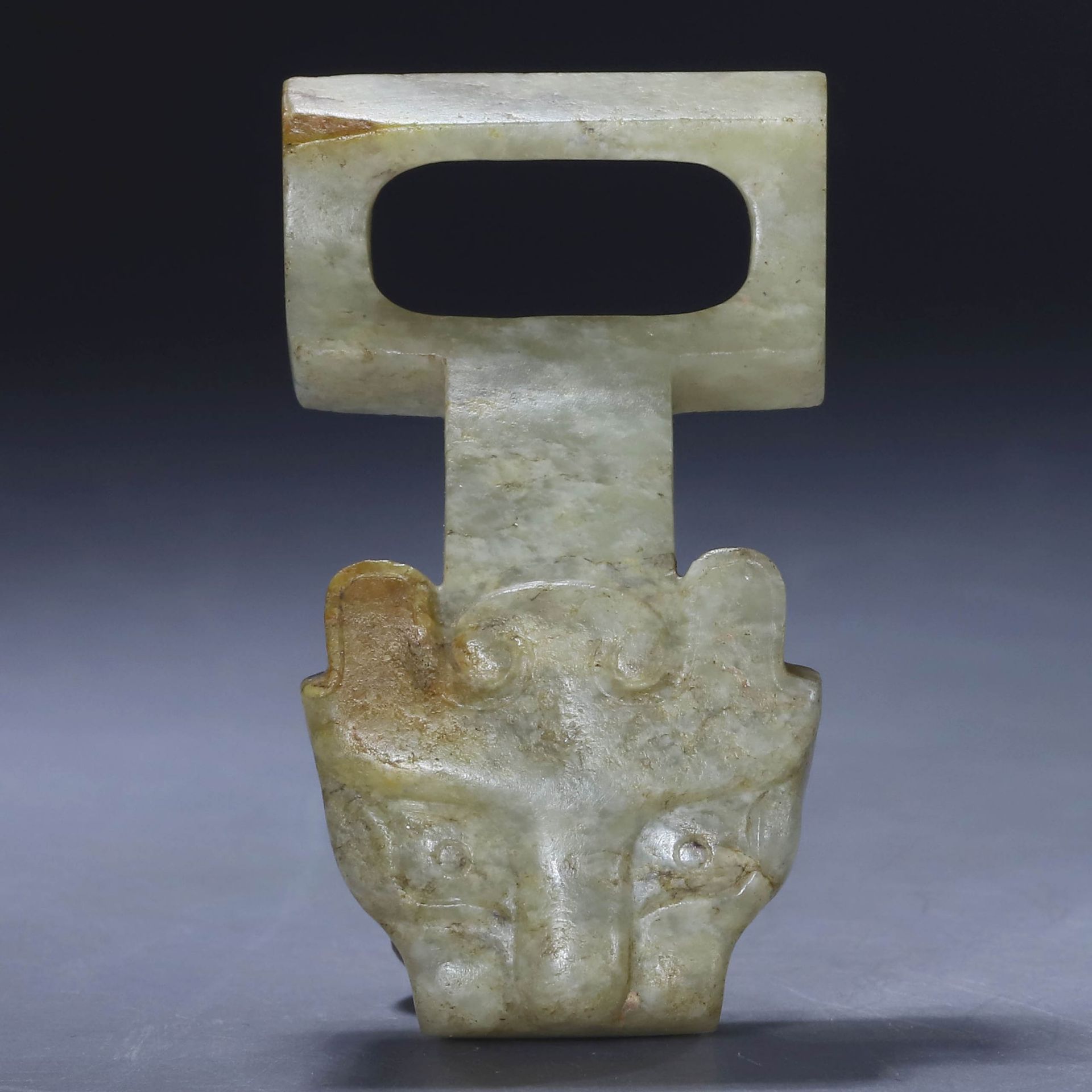 Jade belt hook from the Han  dynasty