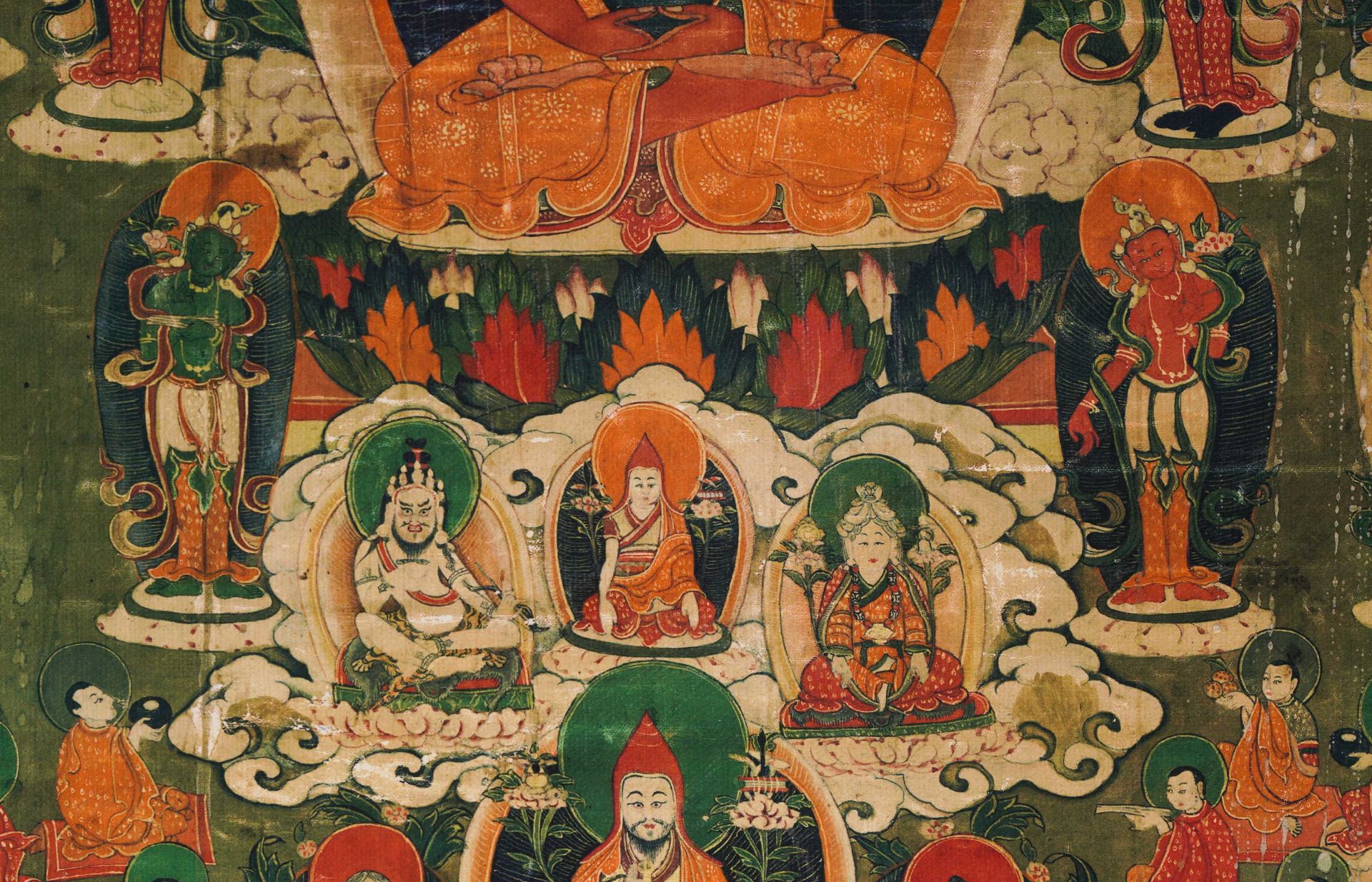 Sakyamuni Thangka from the Qing Dynasty - Bild 10 aus 12