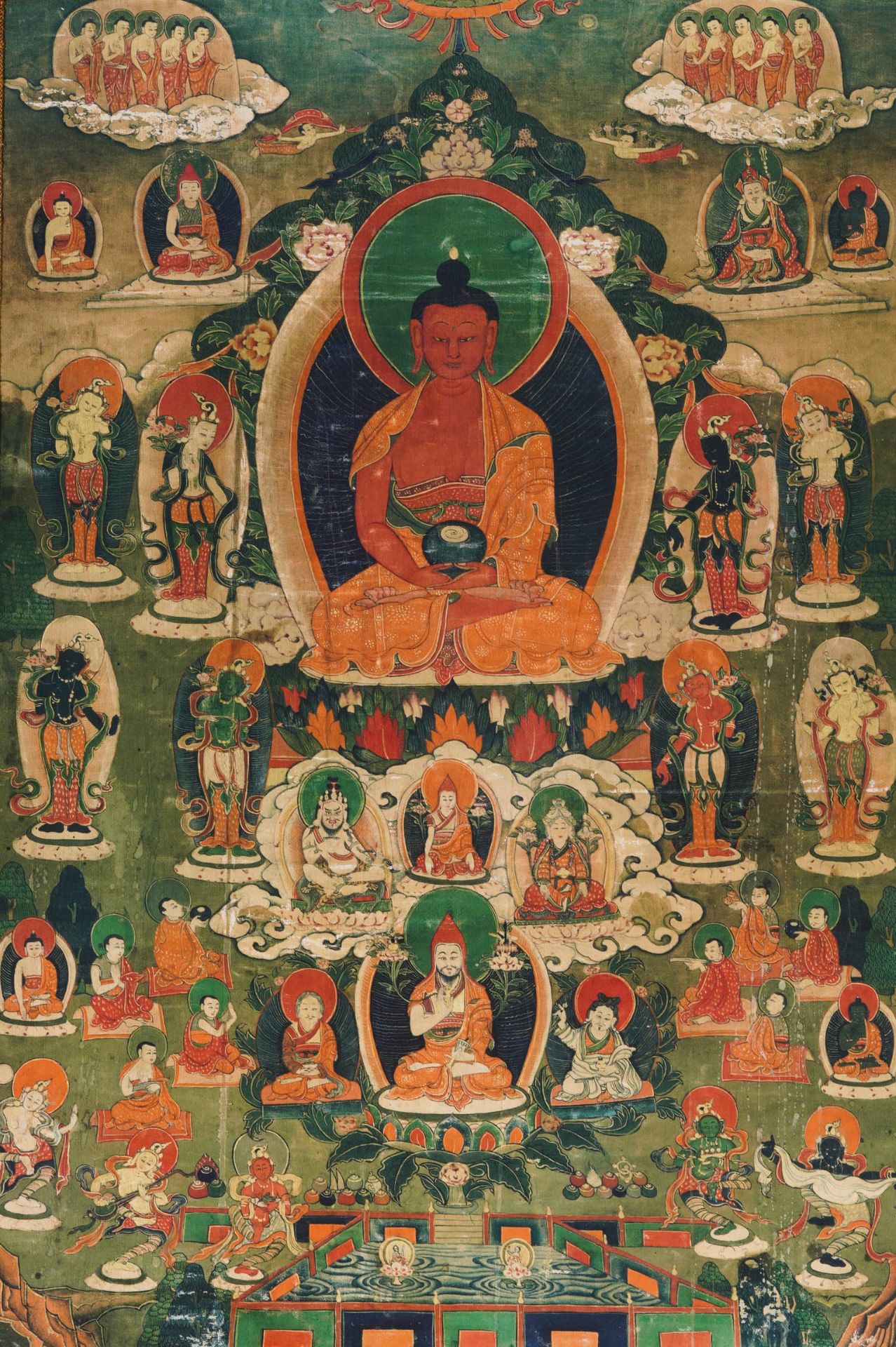 Sakyamuni Thangka from the Qing Dynasty - Bild 2 aus 12