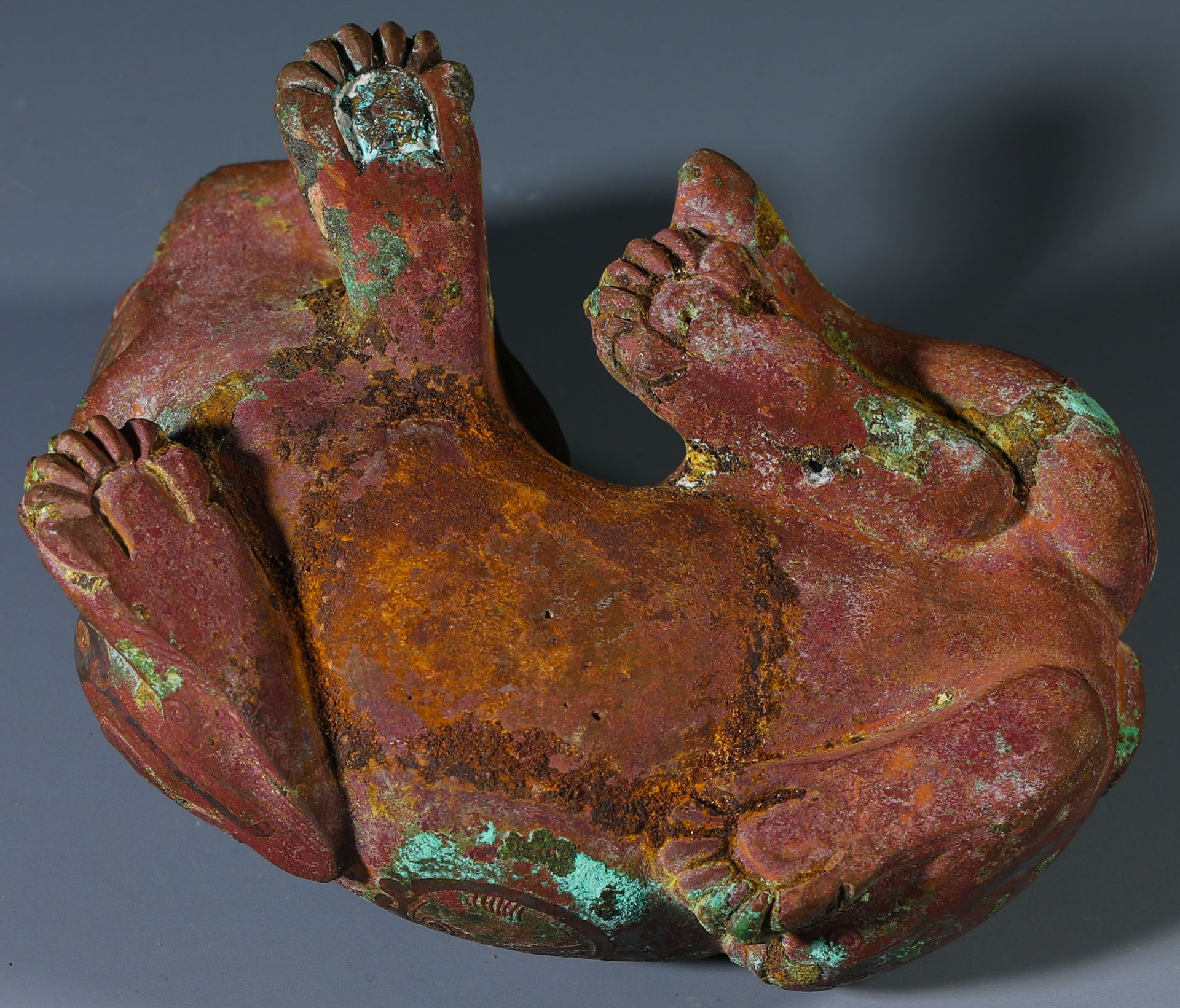 A pair of copper animal paper towns from the Han dynasty  - Bild 10 aus 10