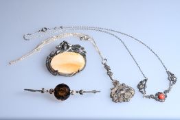 Posten antiker Silberschmuck