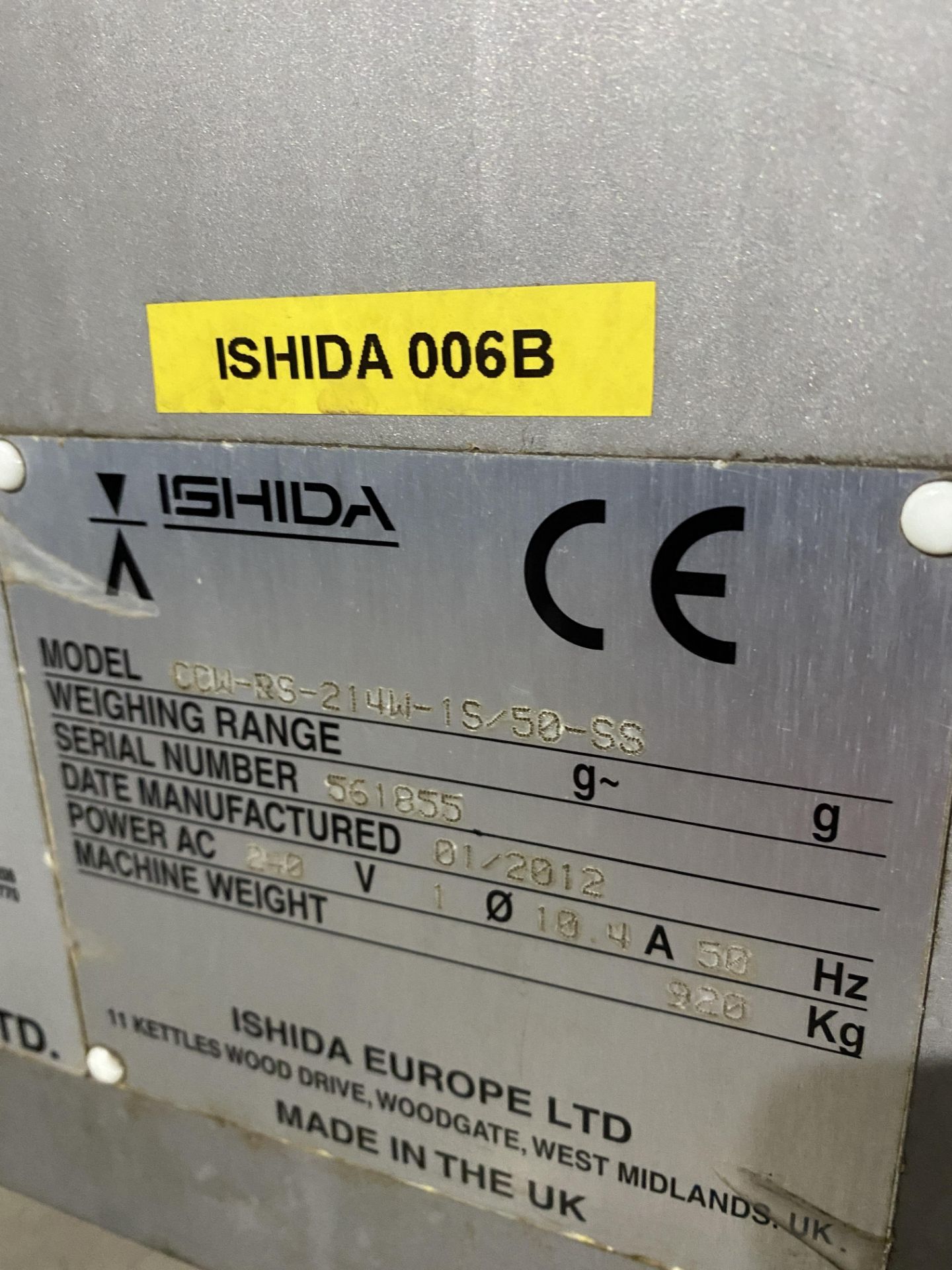 Ishida multihead weigher - Image 3 of 4