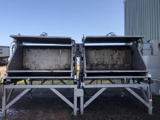 Double Box Tipper with take-away Conveyor