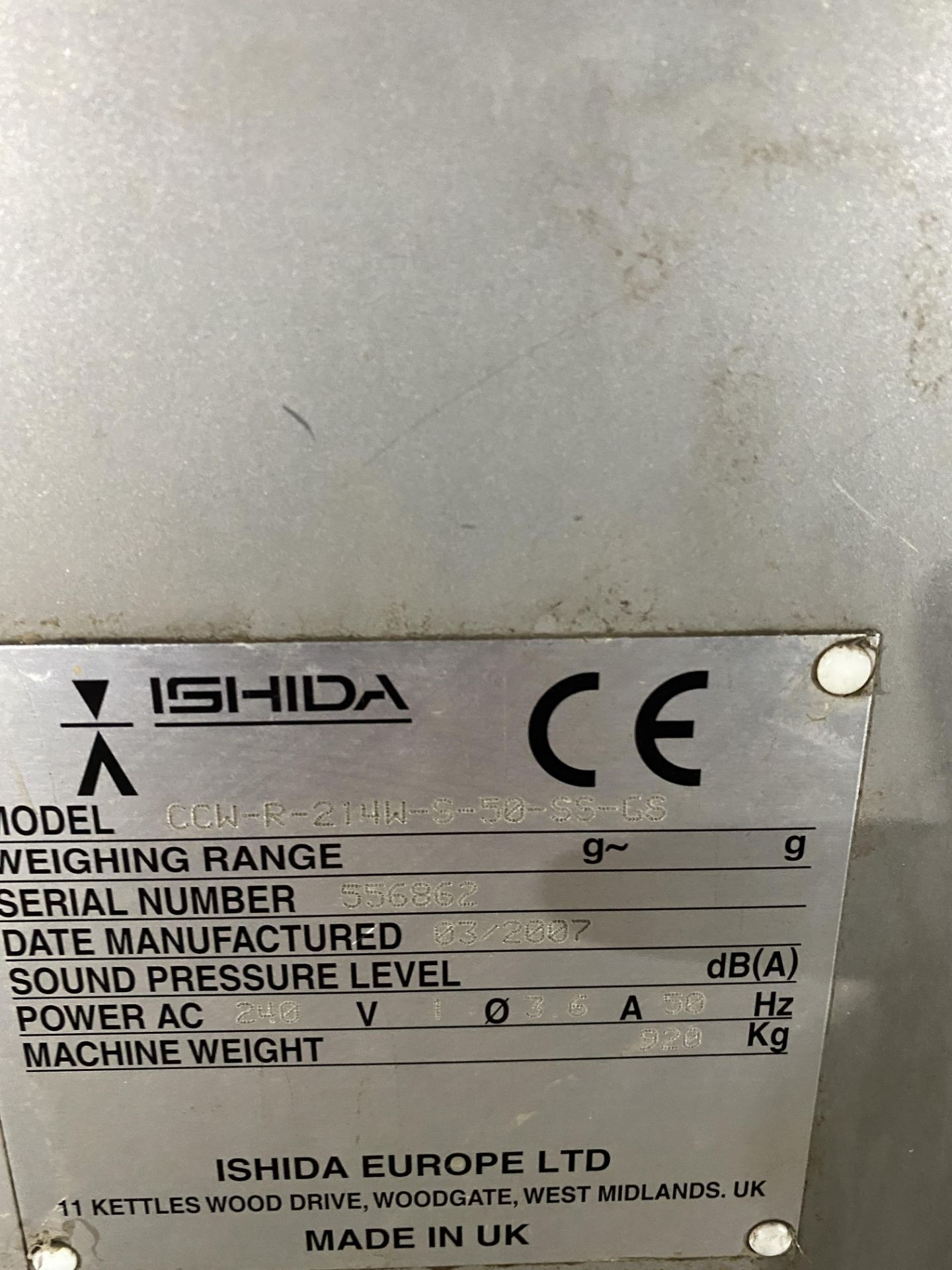 Ishida multihead weigher - Image 2 of 3