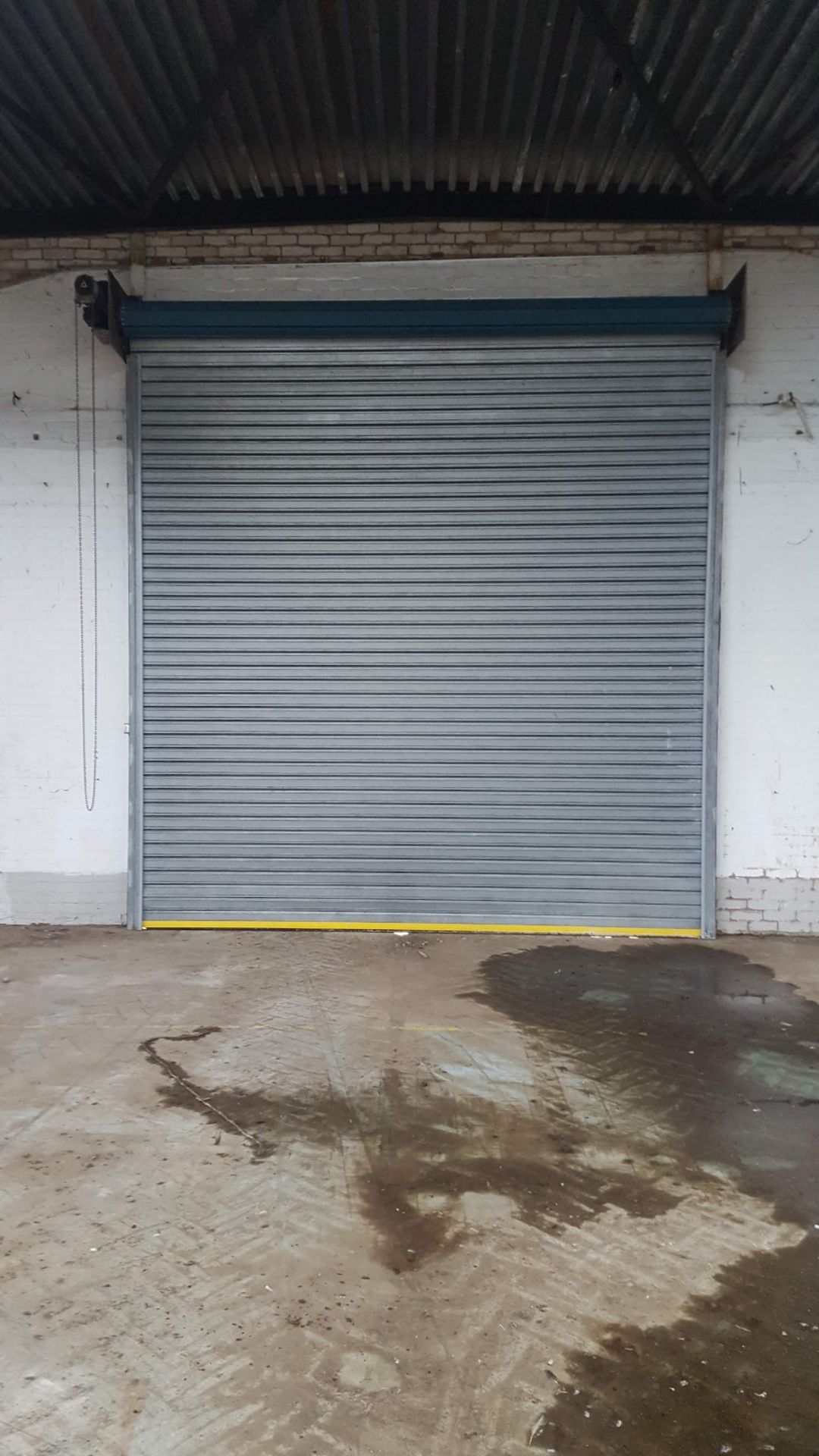 Insulated Roller Shutter Door c/w Motor. NO VAT. - Image 2 of 3