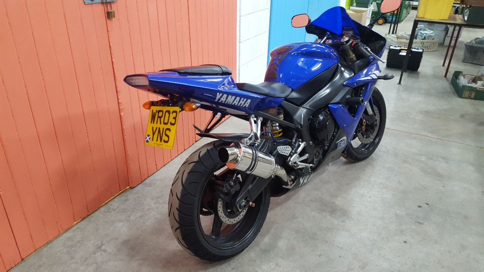 2003 Yamaha YZF-R1 Motorcycle. 998cc. Blue. Mileage: 28k. NO VAT. - Image 3 of 12