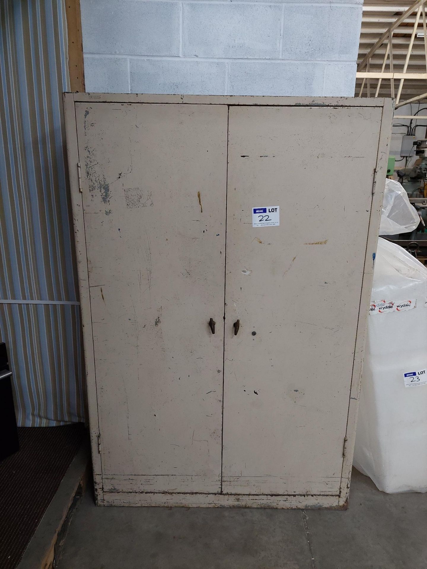 Triumph metal cabinet for workshop. NO VAT