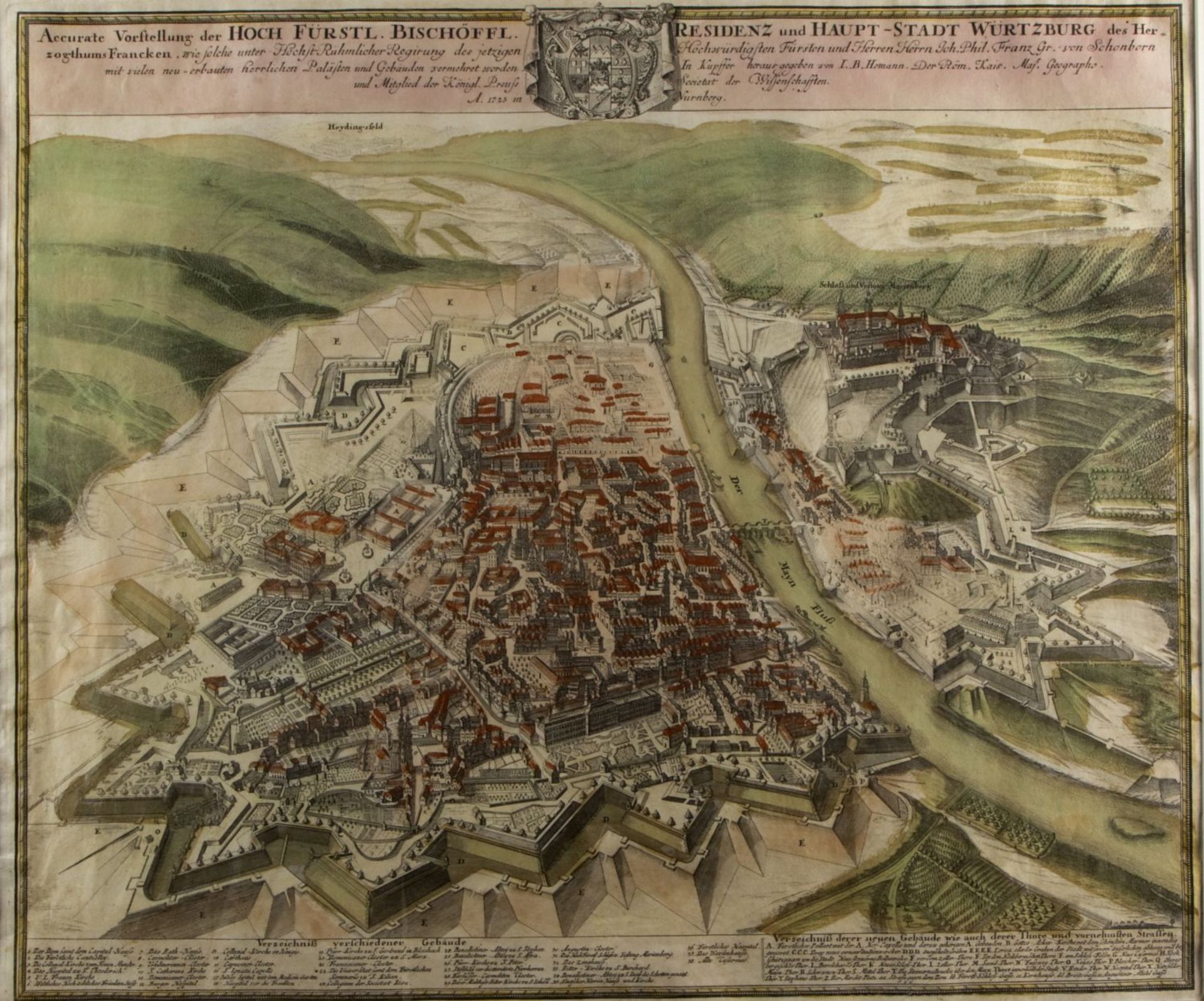 Homann, Johann Baptist. 1664 Oberkammlach - Nürnberg 1724