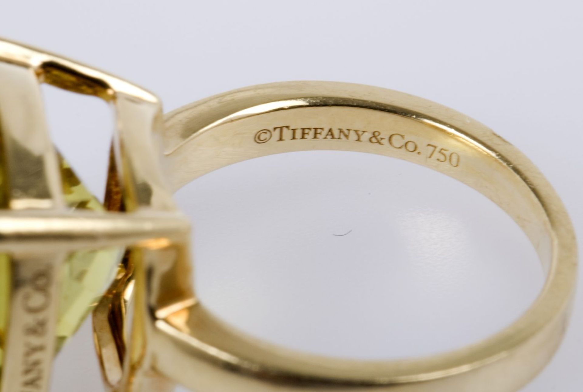 Ring von Tiffany Gelbgold 750. - Bild 5 aus 5