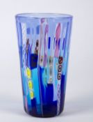Murano-Vase Hellblaues Glas.