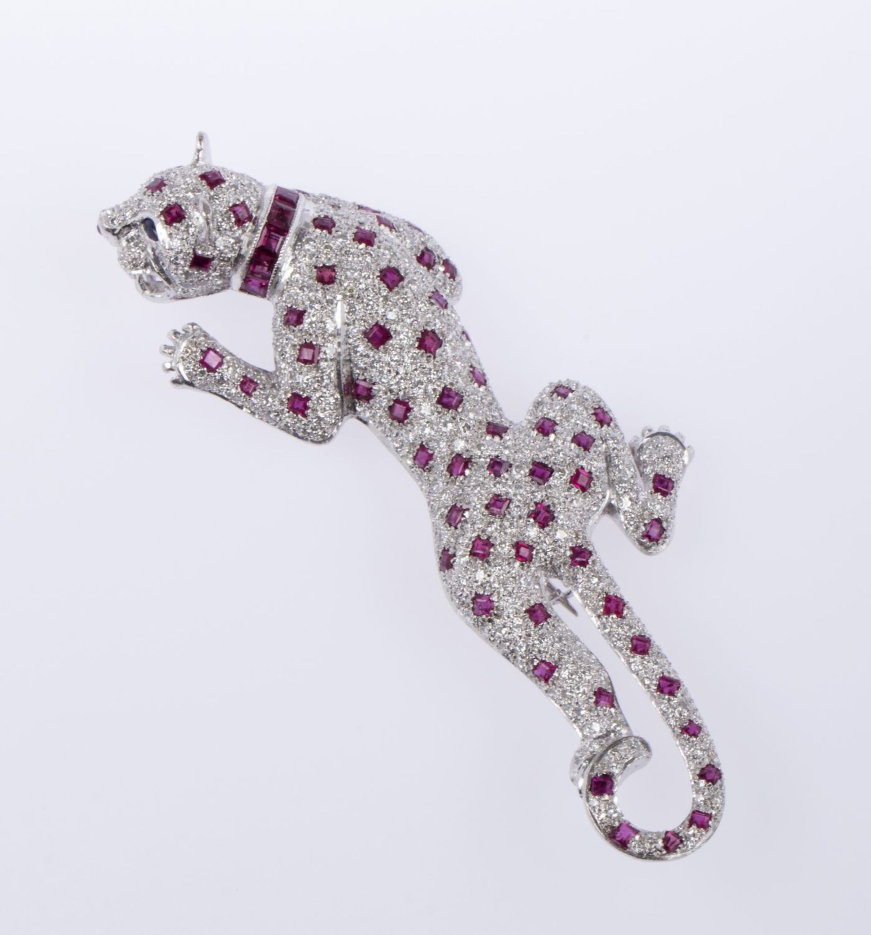 Panther-Brosche im Cartier-Stil Wohl - Bild 2 aus 4