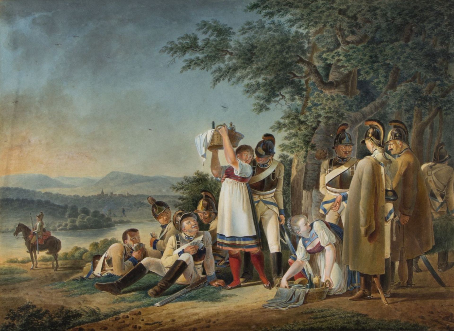 Dunker, Philipp Heinrich. 1781 Bern - Nürnberg 1836