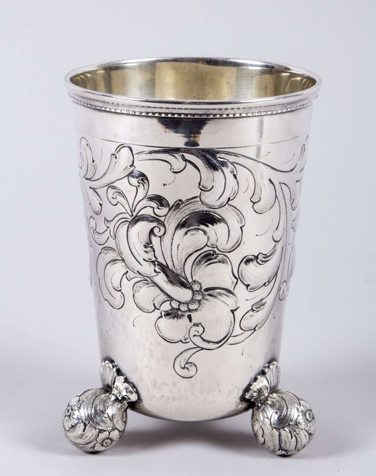Vase Silber 830. Leicht konischer