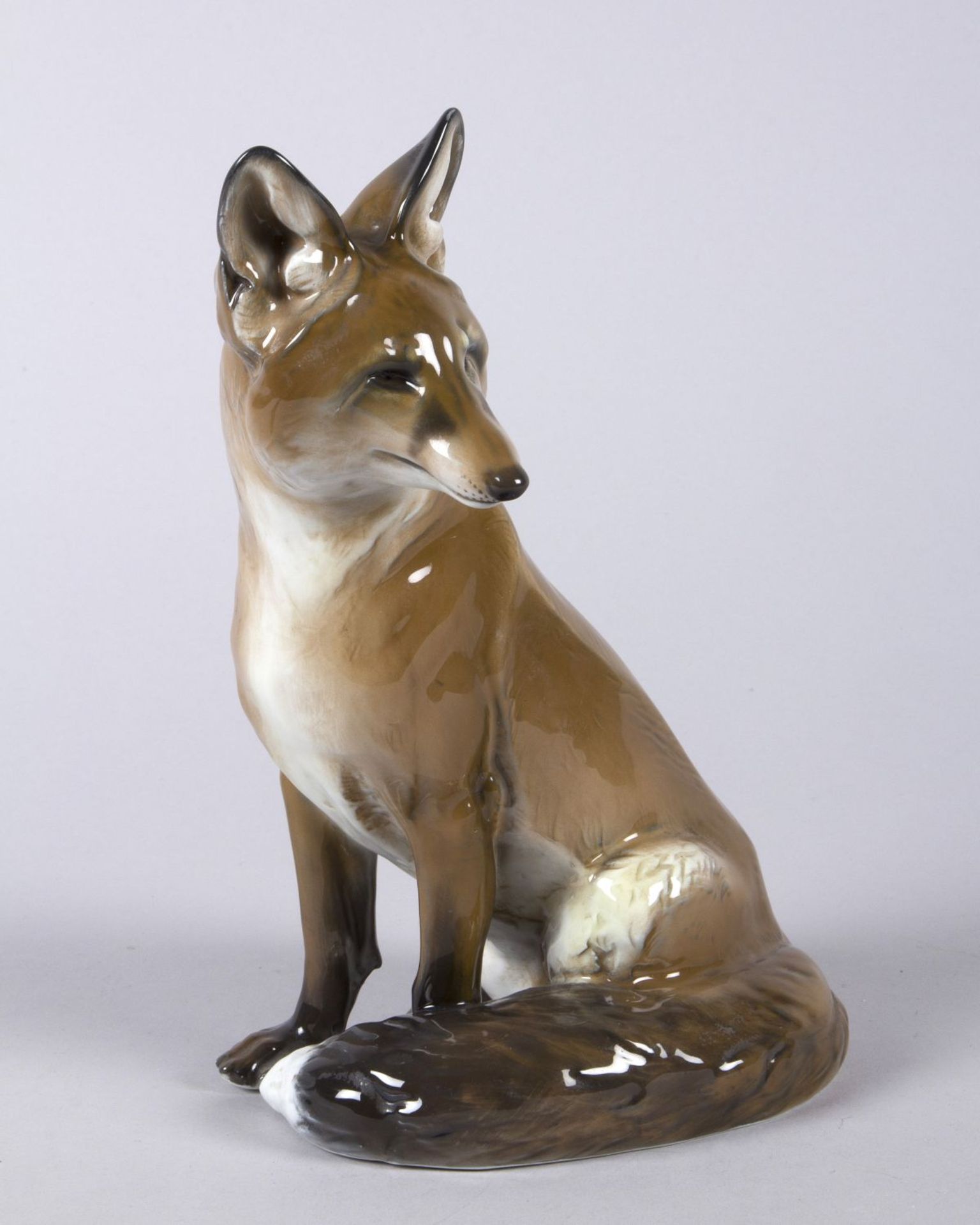 Fuchs Polychrome Unterglasurbemalung.