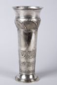 Jugendstil-Vase Silber 800.