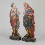 Zwei römische Wachmänner Öl auf Holz,