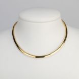 Collier Gelbgold 750. L. 40 cm. Ca. 31