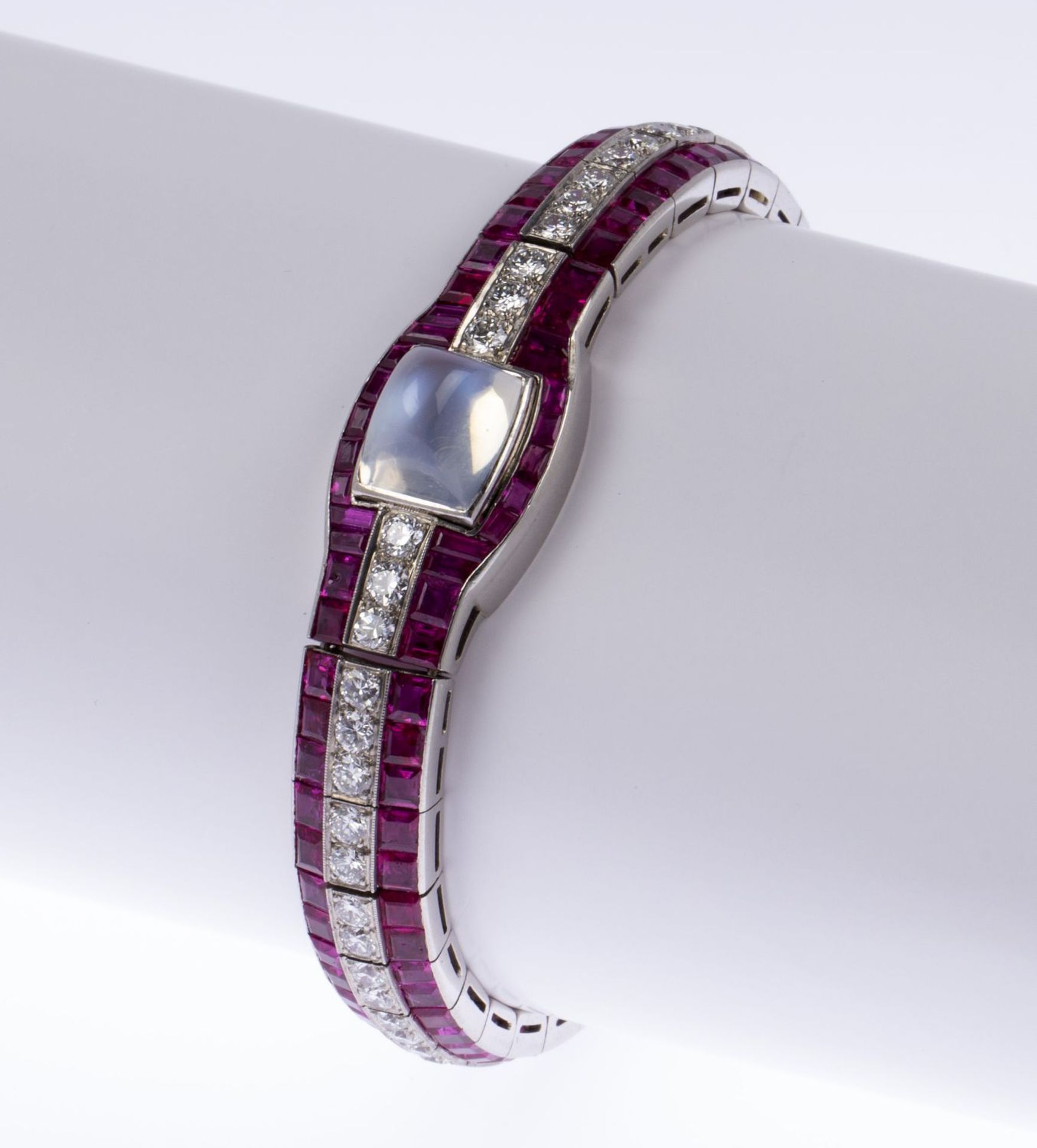 Feines Rubin-Brillant-Armband mit - Image 2 of 5