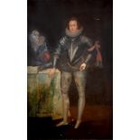 PORTRAIT OF BARON DUDLEY NORTH (1581-1666) OIL PAINTING