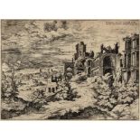 Hieronymus Cock (1517-1570) - Palatine Ruins - 1551