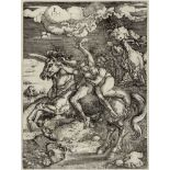 Albrecht Durer, after - The Abduction on the Unicorn, by Hieronymus Hopfer