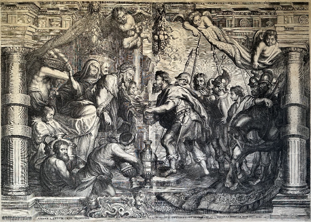 Pieter Paul Rubens - Abraham and Melchizedek, by Jacob Neeffs