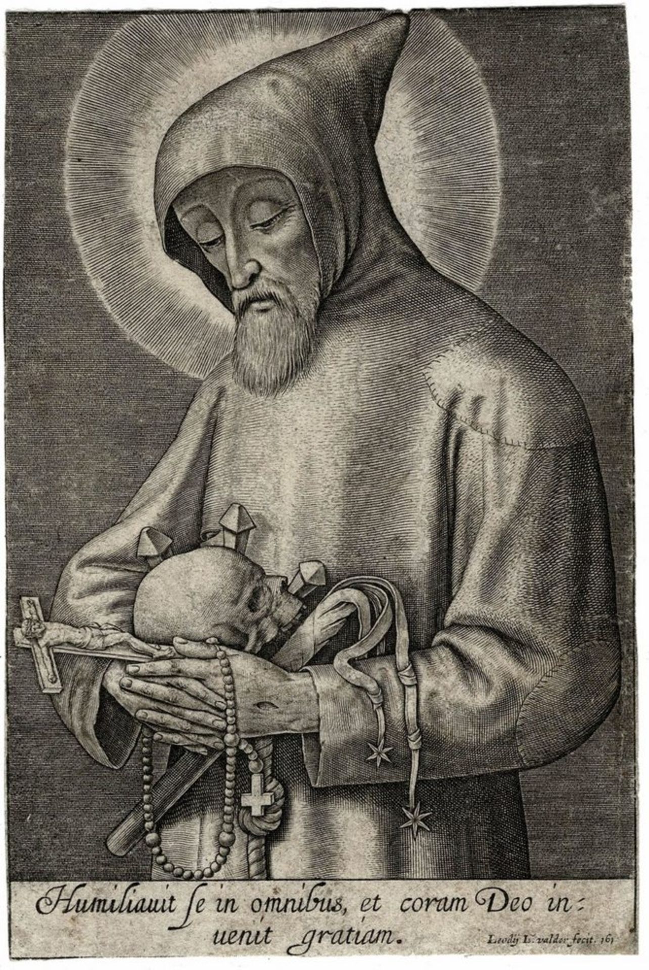 Saint Francis of Assisi,  Johannes Valdor, Hieronymus Wierix