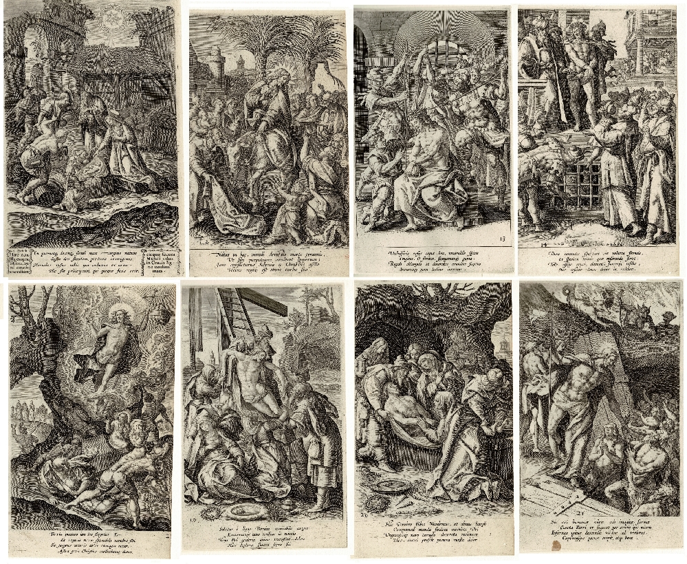 Maarten de Vos, Pieter de Jode - Passion of Christ, complete series (22)