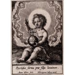 Antony Wierix (1552-1604) - Blessing Christ Child