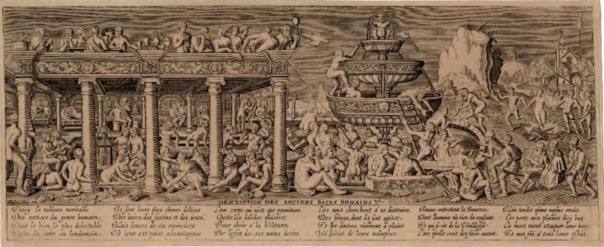 Hans Sebald Beham (1500-1550) after - The Fountain of Youth