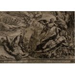Frans Floris, Cornelis Cort - Hercules besieged by pygmies