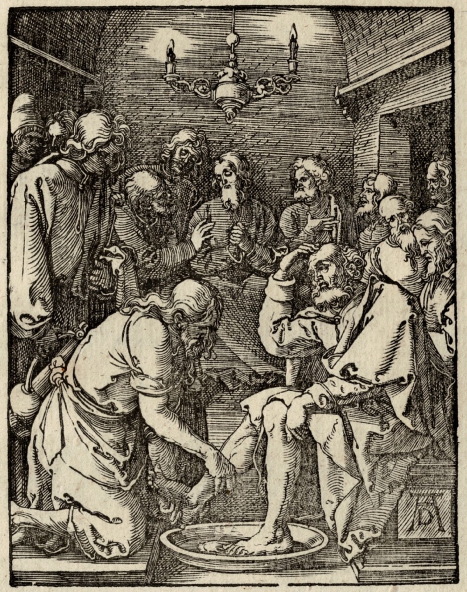 Albrecht Dürer - Christ washing the feet of his disciples - 1508