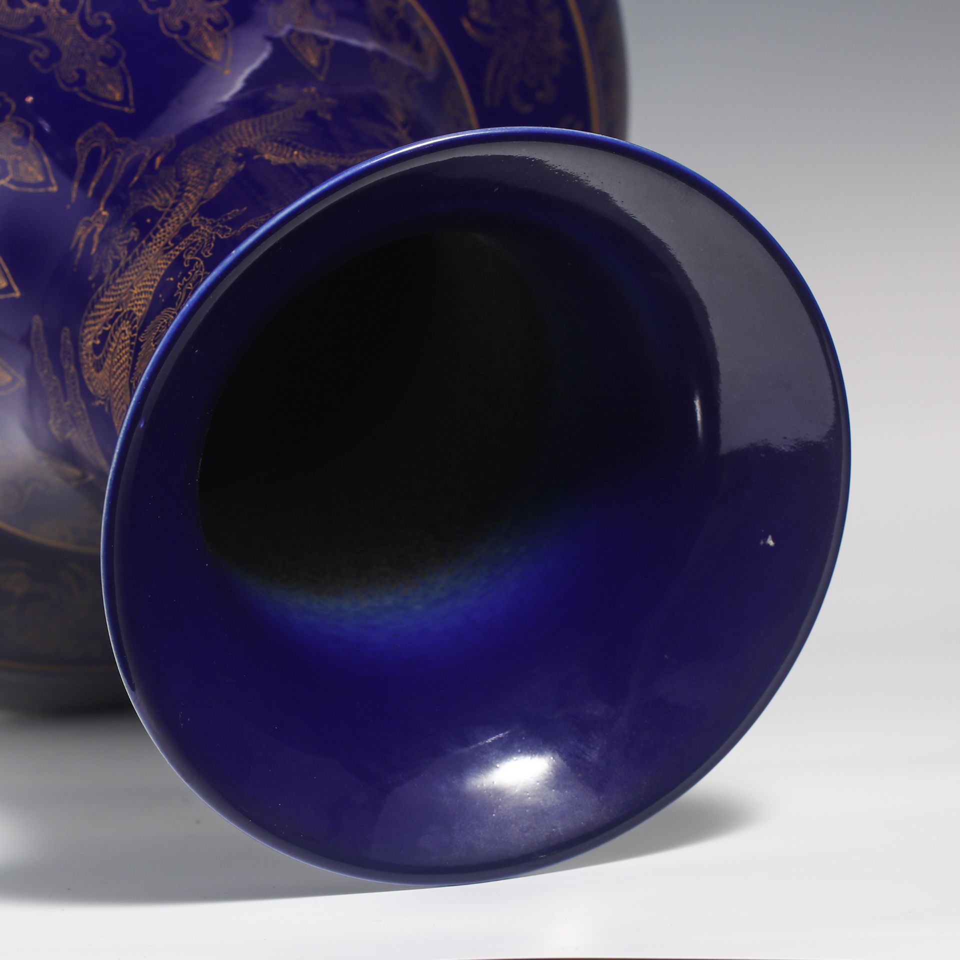 19th Century Ji Blue Glazed Vase - Image 8 of 10