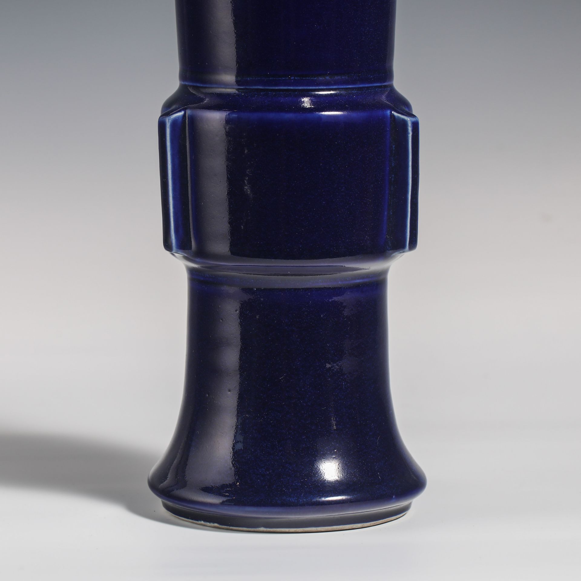 18th Century Blue-Glazed Goblet - Image 4 of 8