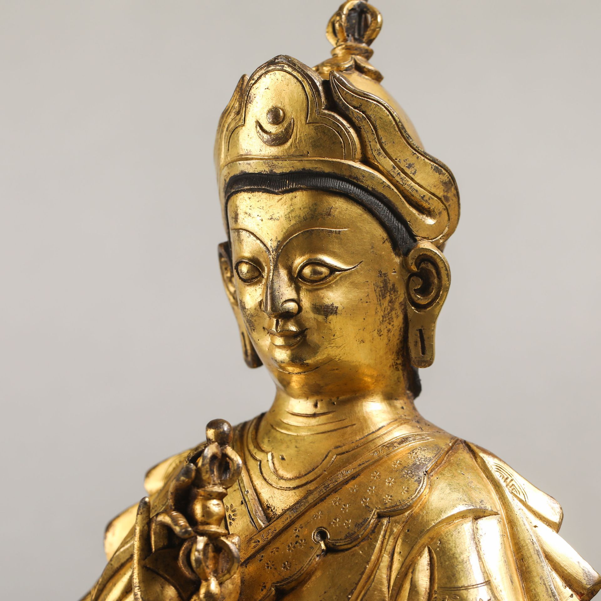 18th century Padmasambhava Tuas Buddha - Bild 9 aus 14