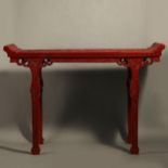 19th Century Red Offering Table