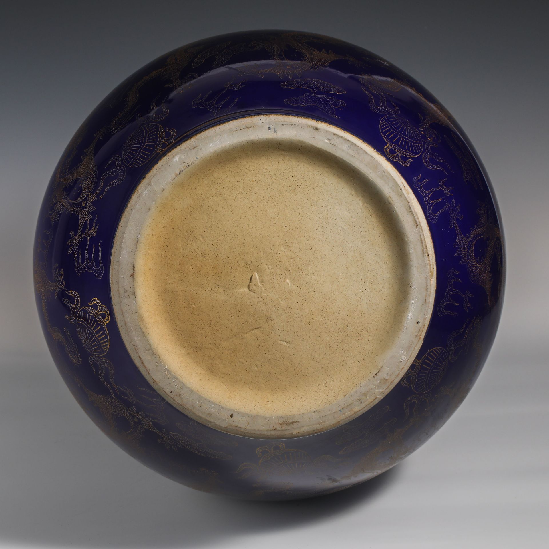 19th Century Ji Blue Glazed Vase - Image 9 of 10