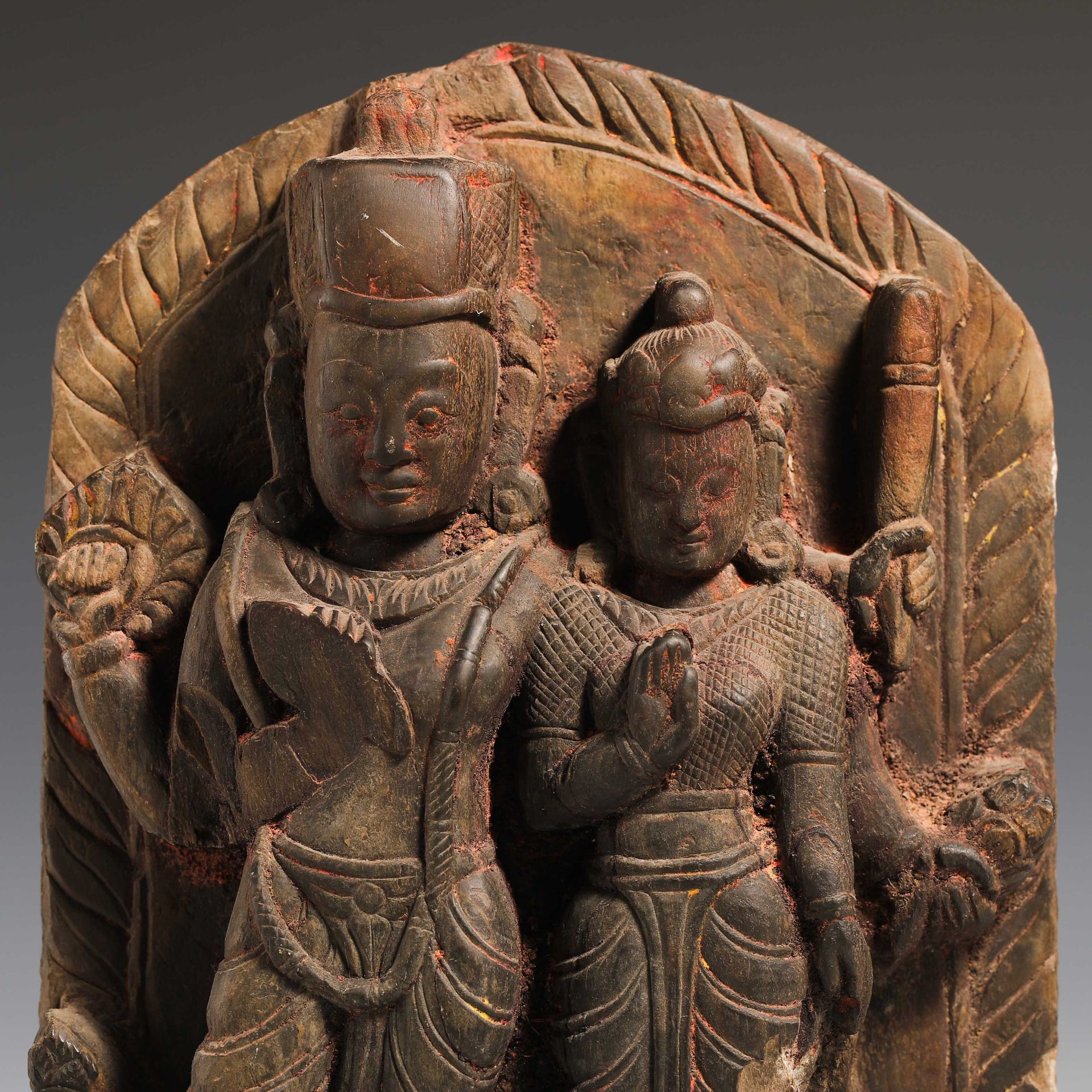 10th Century Stone Buddha Statue - Bild 2 aus 12