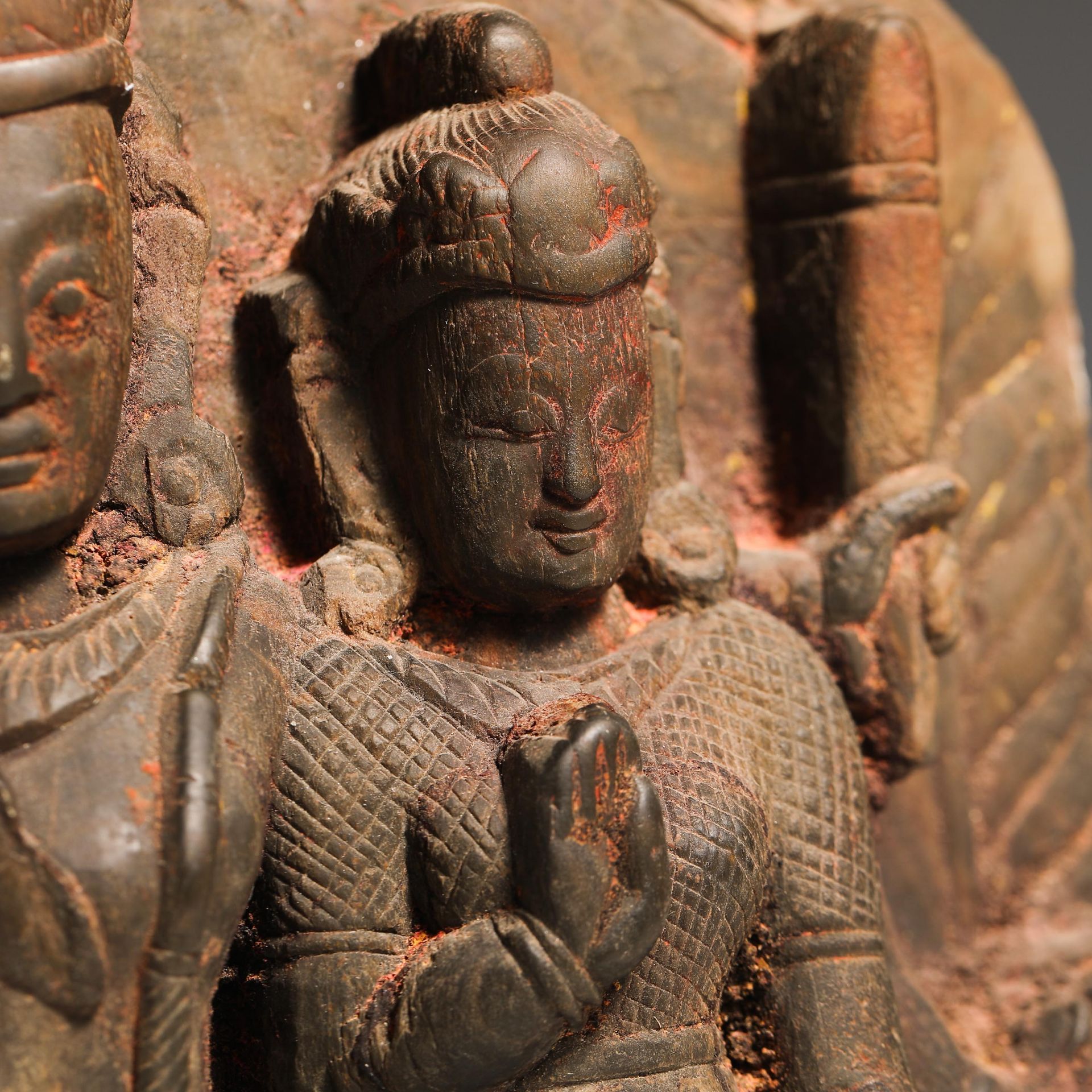 10th Century Stone Buddha Statue - Bild 10 aus 12