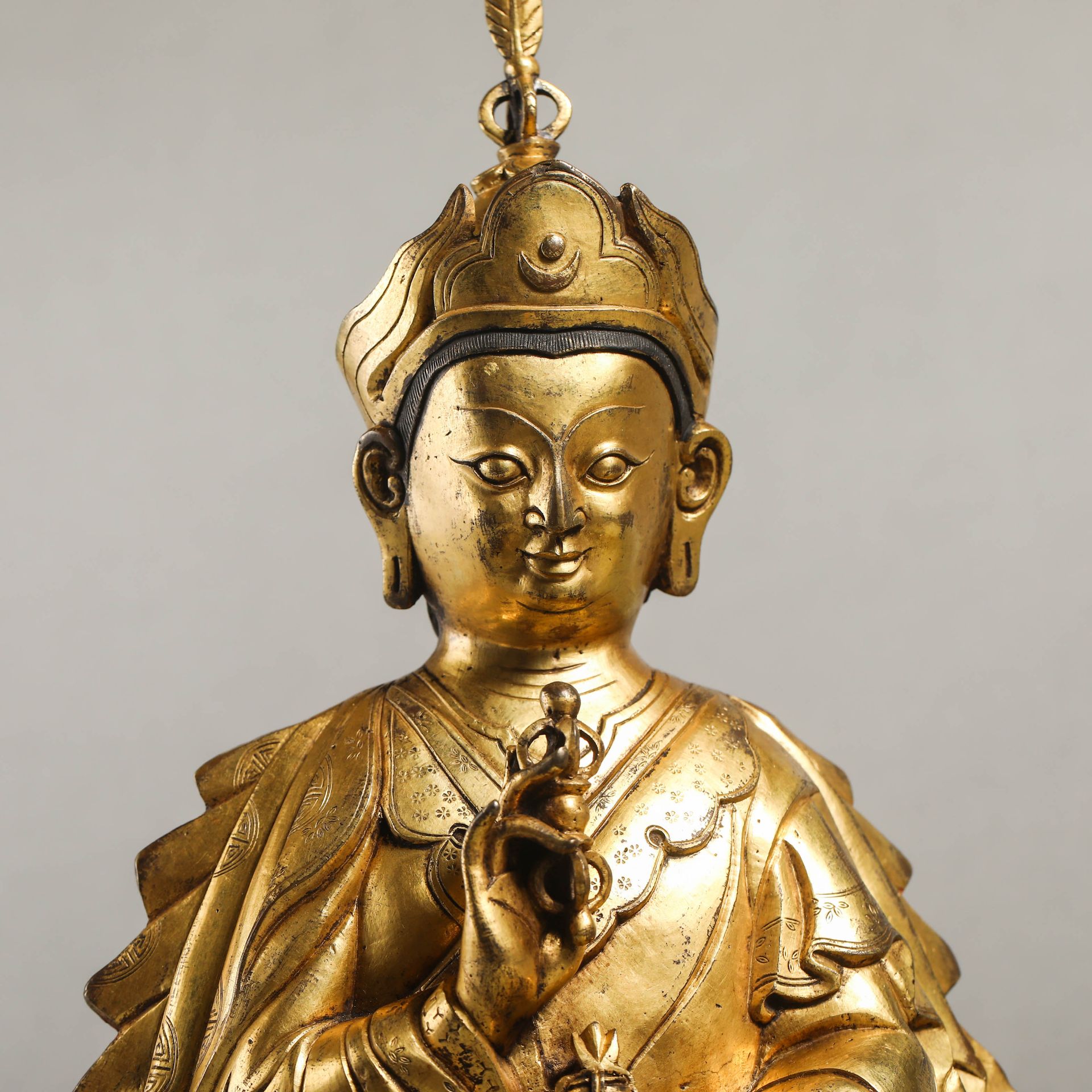 18th century Padmasambhava Tuas Buddha - Bild 5 aus 14