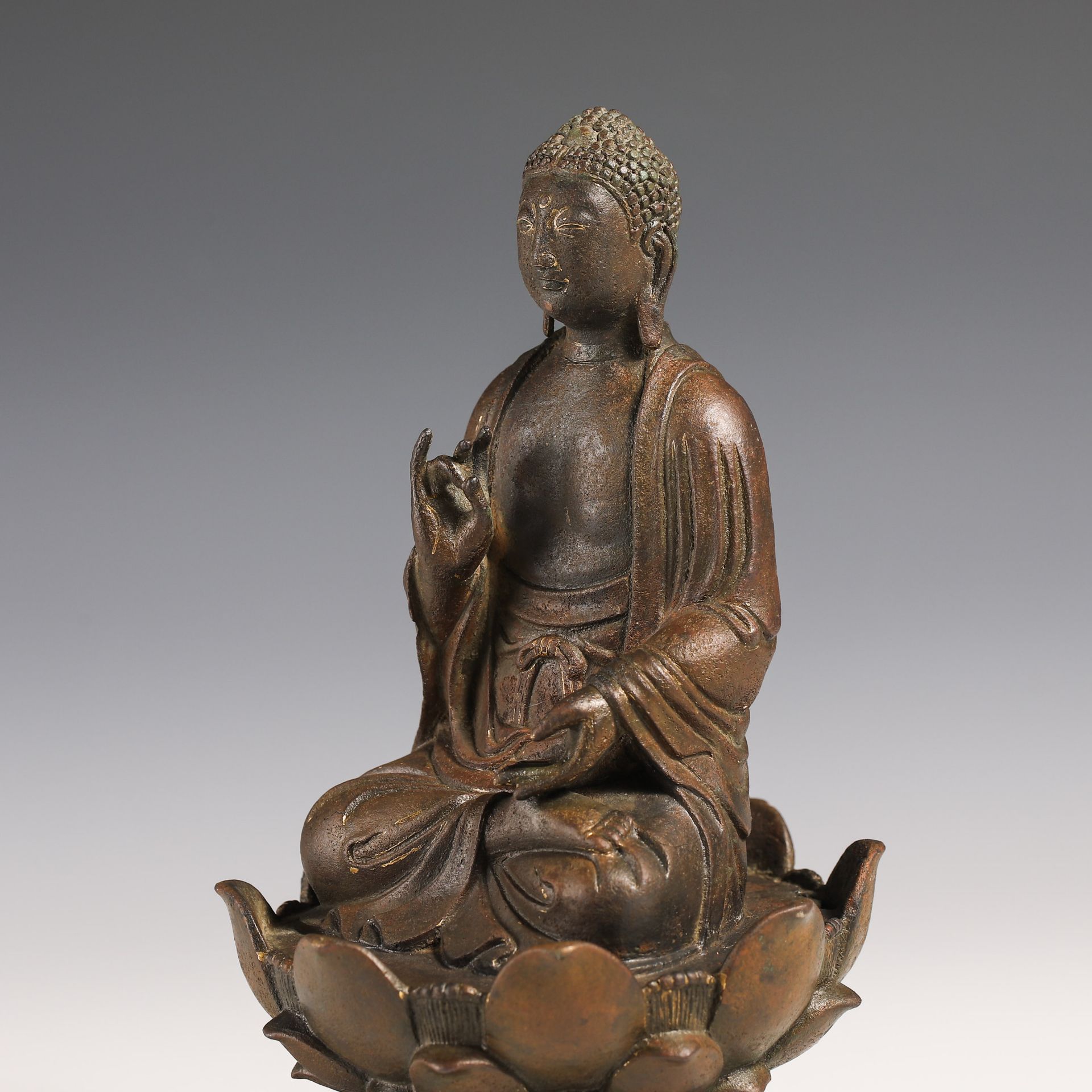 Liao Dynasty Buddha statue - Image 9 of 17