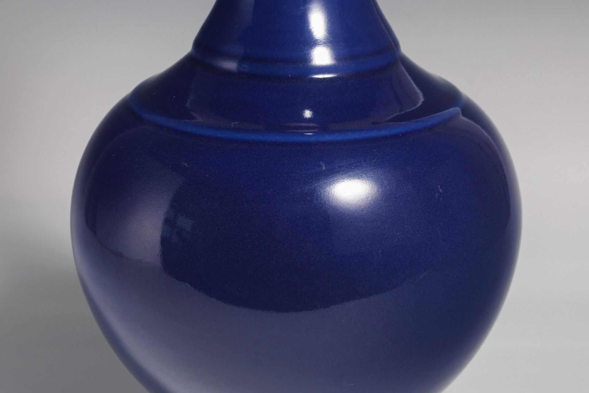 18th Century Ji Blue Appreciation Vase - Image 2 of 9