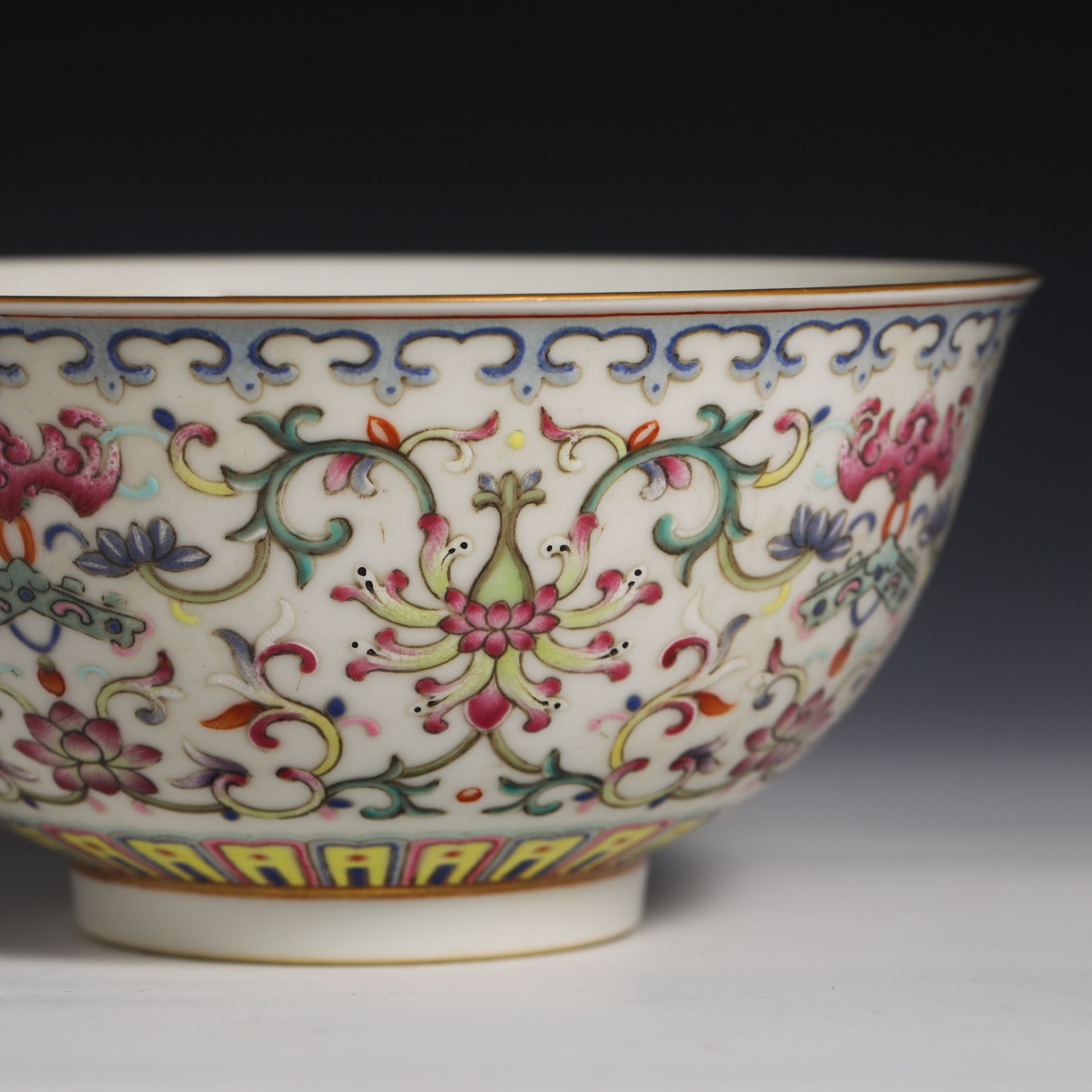 18th Century Pastel Bowl - Image 4 of 7